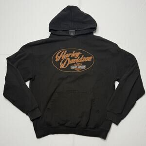Harley-Davidson Saddleback Utah Hoodie Black Size M